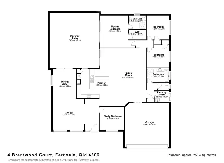 Floorplan of Homely house listing, 4 Brentwood Court, Fernvale QLD 4306