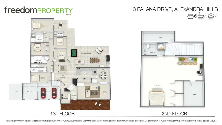 Floorplan of Homely house listing, 3 Palana Drive, Alexandra Hills QLD 4161