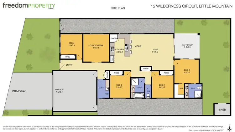 Floorplan of Homely house listing, 15 Wilderness Circuit, Little Mountain QLD 4551