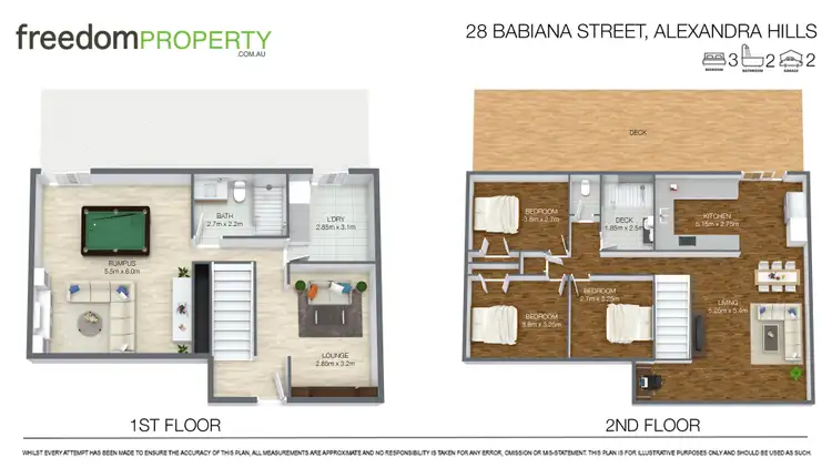 Floorplan of Homely house listing, 28 Babiana Street, Alexandra Hills QLD 4161