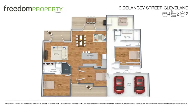 Floorplan of Homely house listing, 9 Delancey Street, Cleveland QLD 4163
