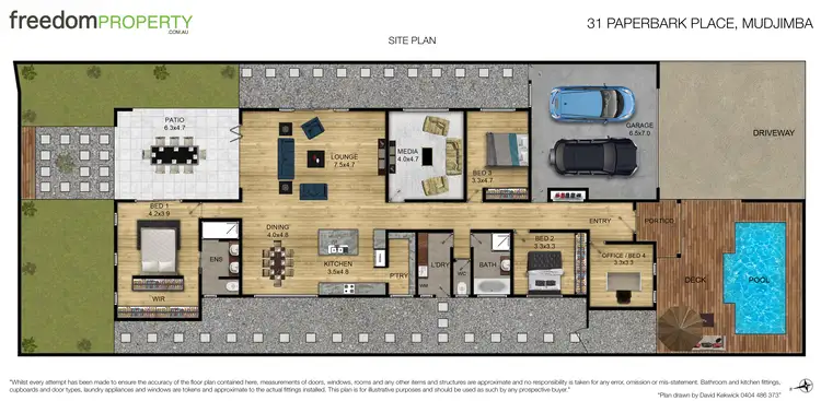 Floorplan of Homely house listing, 31 Paperbark Place, Mudjimba QLD 4564