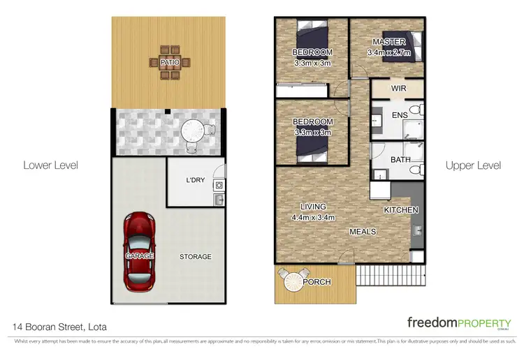 Floorplan of Homely house listing, 14 Booran Street, Lota QLD 4179