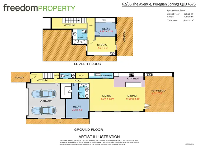 Floorplan of Homely block of units listing, 62-66 The Avenue, Peregian Springs QLD 4573