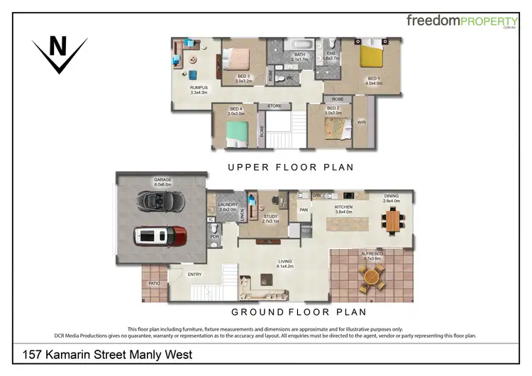 Floorplan of Homely house listing, 155 Kamarin Street, Manly West QLD 4179