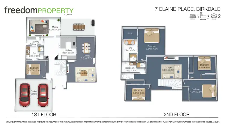 Floorplan of Homely house listing, 7 Elaine Place, Birkdale QLD 4159
