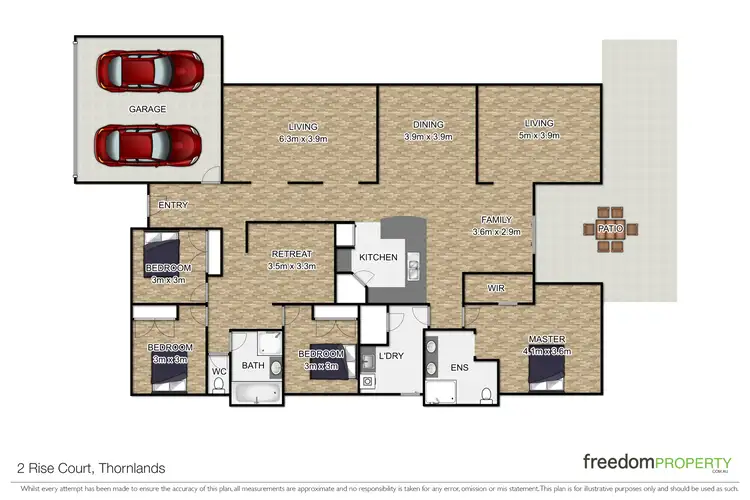 Floorplan of Homely house listing, 2 Rise Court, Thornlands QLD 4164