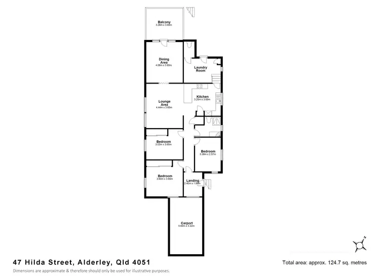 Floorplan of Homely house listing, 47 Hilda Street, Alderley QLD 4051