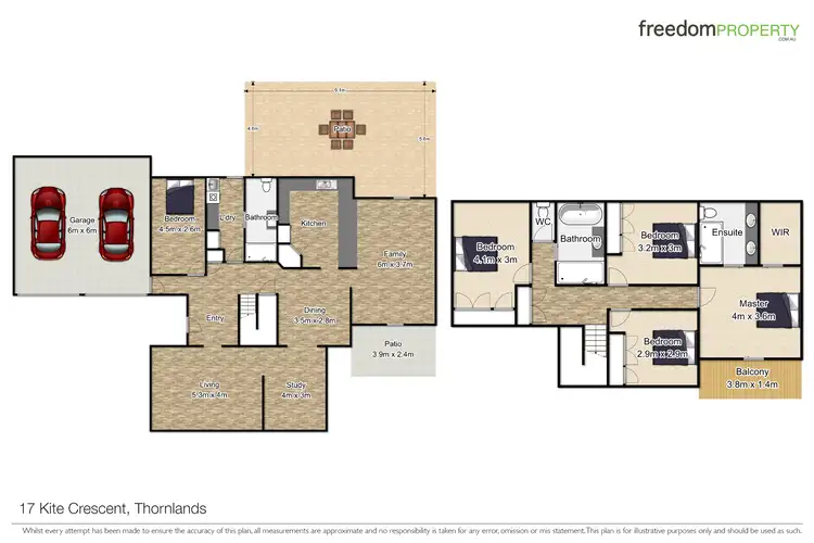 Floorplan of Homely house listing, 17 Kite Crescent, Thornlands QLD 4164