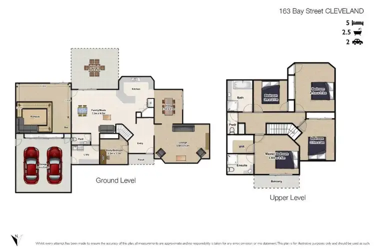 Floorplan of Homely house listing, 163 Bay Street, Cleveland QLD 4163