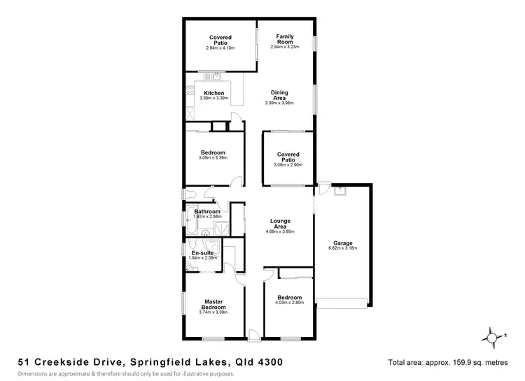 Floorplan of Homely house listing, 51 Creekside Drive, Springfield Lakes QLD 4300