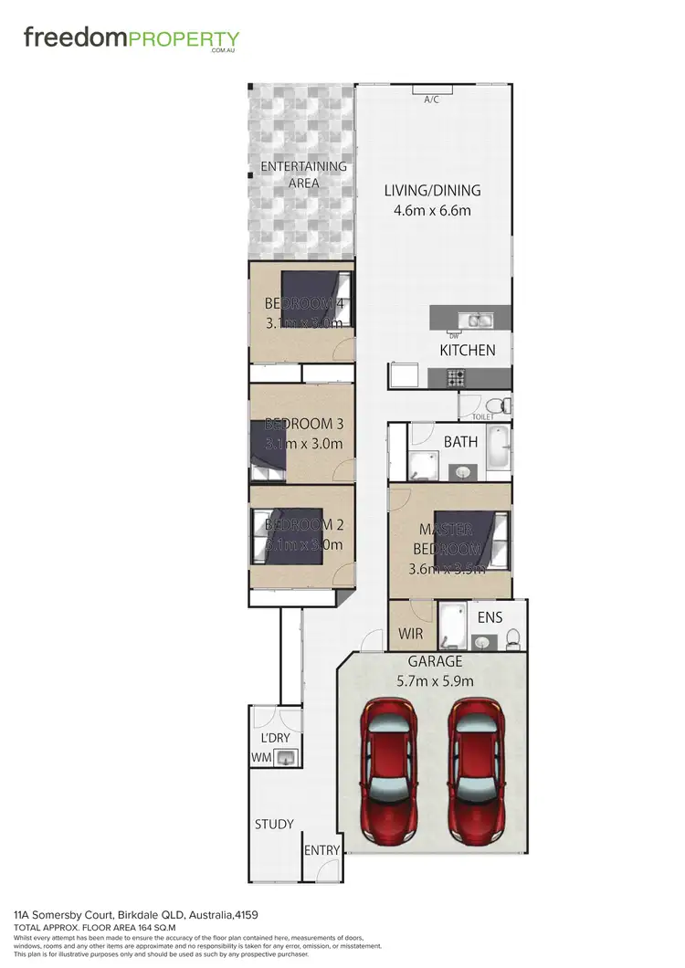 Floorplan of Homely house listing, 11a Somersby Court, Birkdale QLD 4159