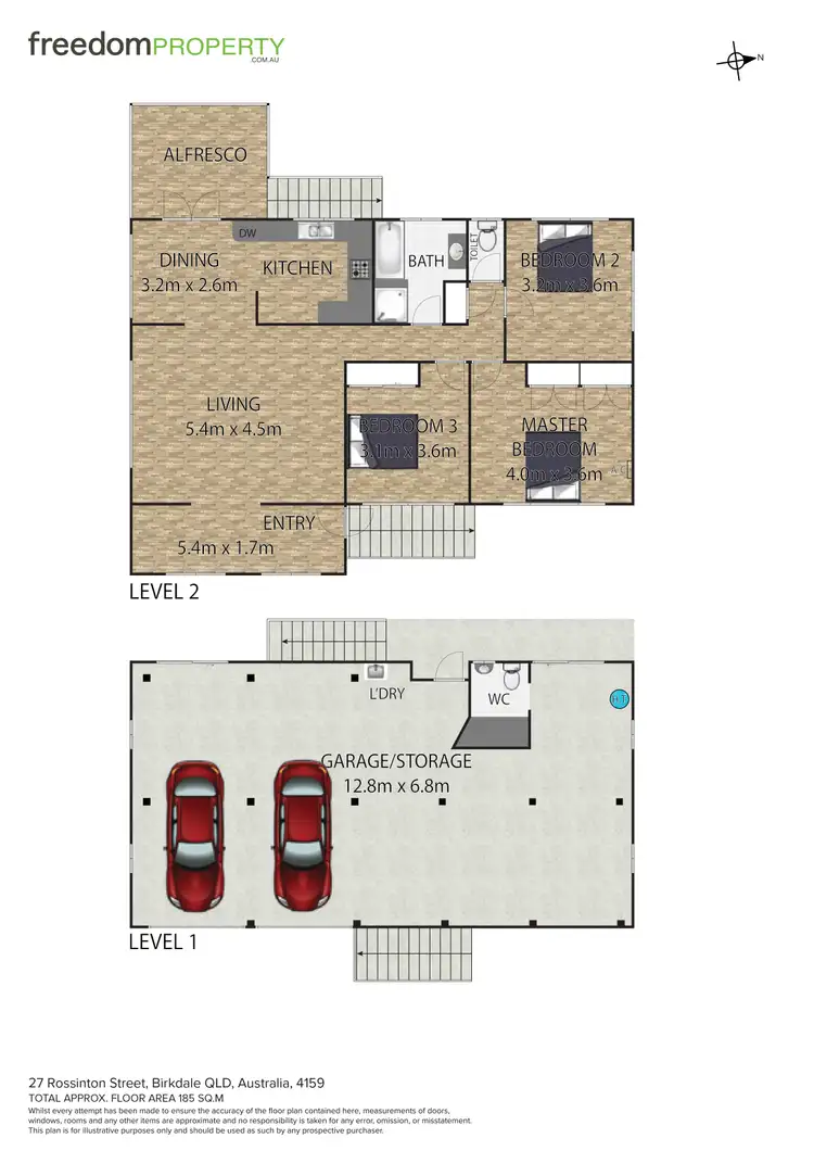 Floorplan of Homely house listing, 27 Rossinton Street, Birkdale QLD 4159