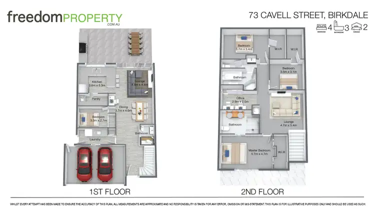 Floorplan of Homely house listing, 73 Cavell Street, Birkdale QLD 4159