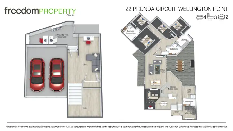 Floorplan of Homely house listing, 22 Prunda Circuit, Wellington Point QLD 4160