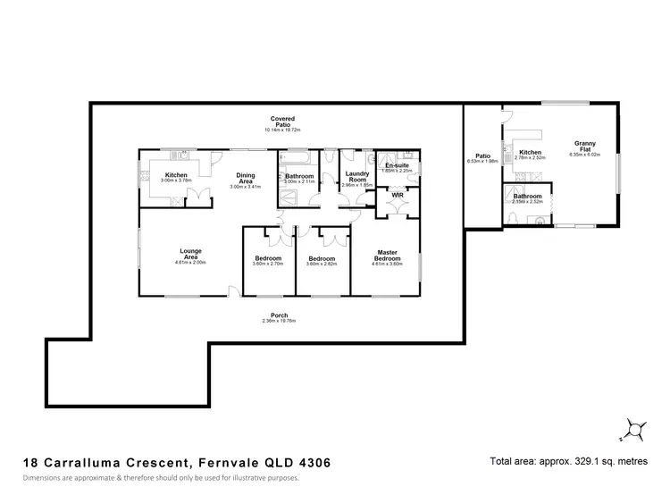 Floorplan of Homely house listing, 18 Carralluma Crescent, Fernvale QLD 4306