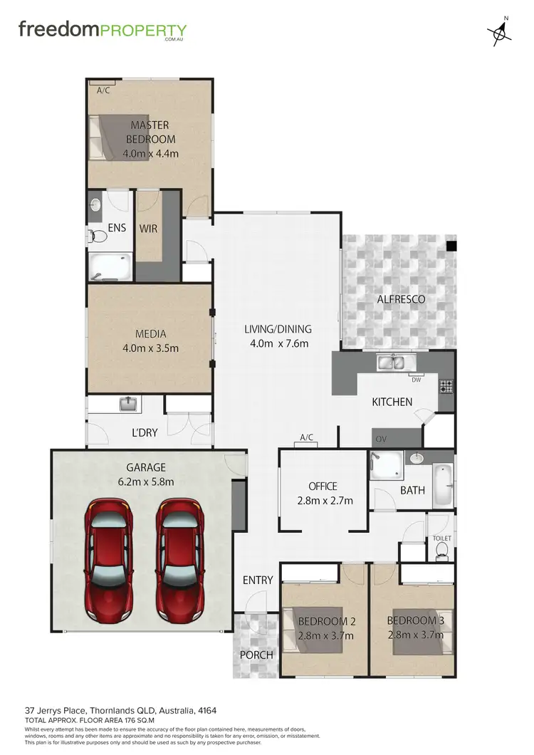 Floorplan of Homely house listing, 37 Jerrys Place, Thornlands QLD 4164