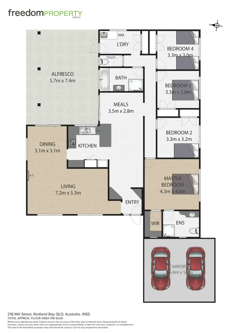 Floorplan of Homely house listing, 216 Mill Street, Redland Bay QLD 4165