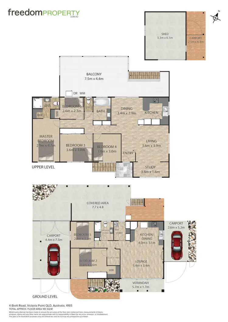 Floorplan of Homely house listing, 4 Brett Road, Victoria Point QLD 4165