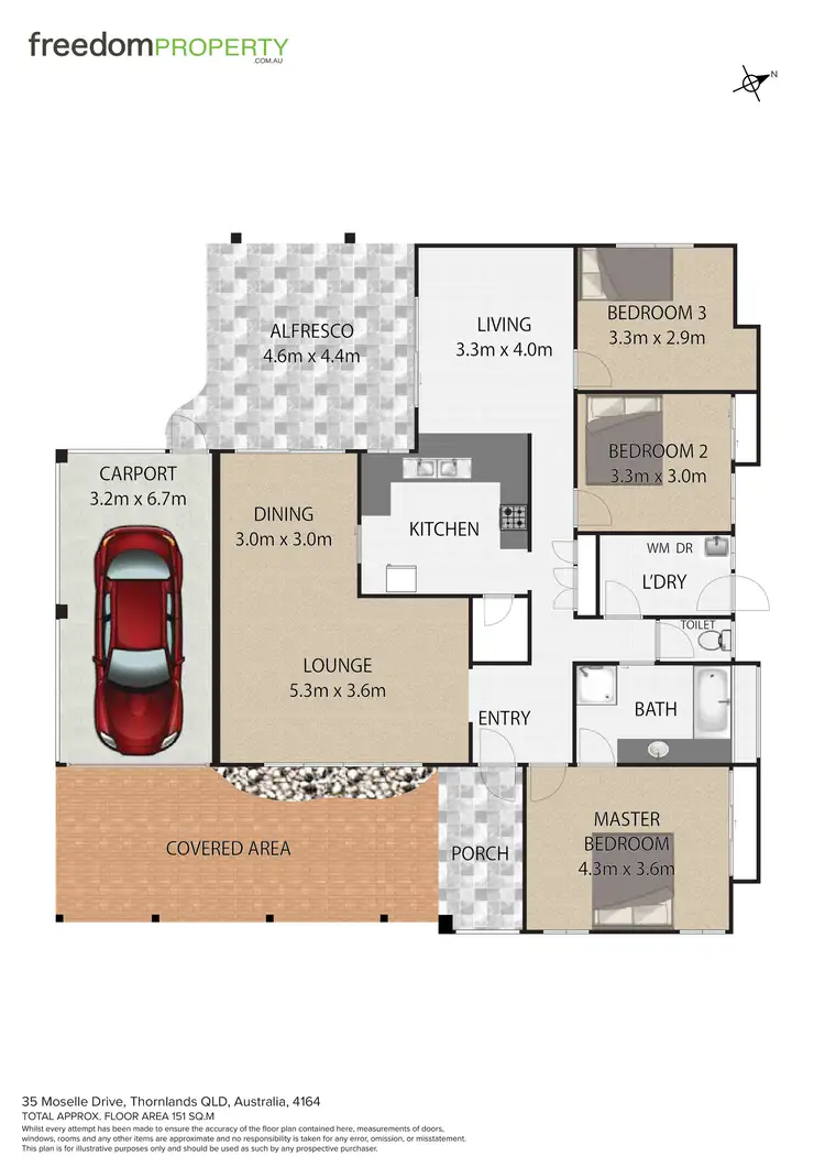 Floorplan of Homely house listing, 35 Moselle Drive, Thornlands QLD 4164