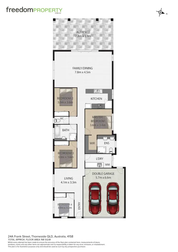 Floorplan of Homely house listing, 24A Frank Street, Thorneside QLD 4158