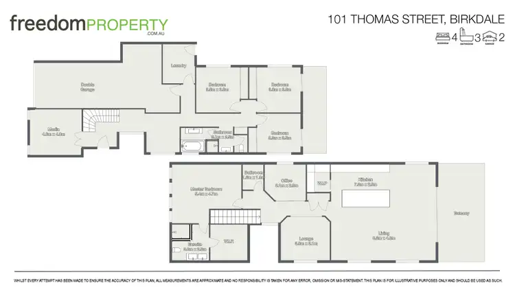 Floorplan of Homely house listing, 101 Thomas Street, Birkdale QLD 4159