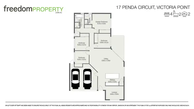 Floorplan of Homely house listing, 17 Penda Circuit, Victoria Point QLD 4165