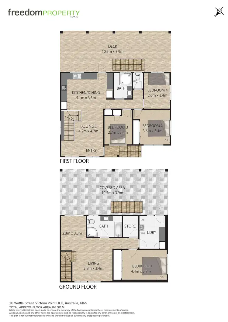 Floorplan of Homely house listing, 20 Wattle Street, Victoria Point QLD 4165