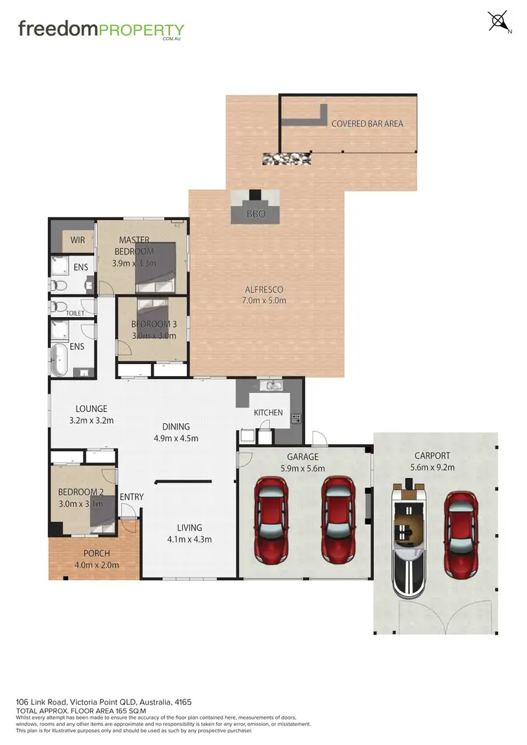 Floorplan of Homely house listing, 106 Link Road, Victoria Point QLD 4165