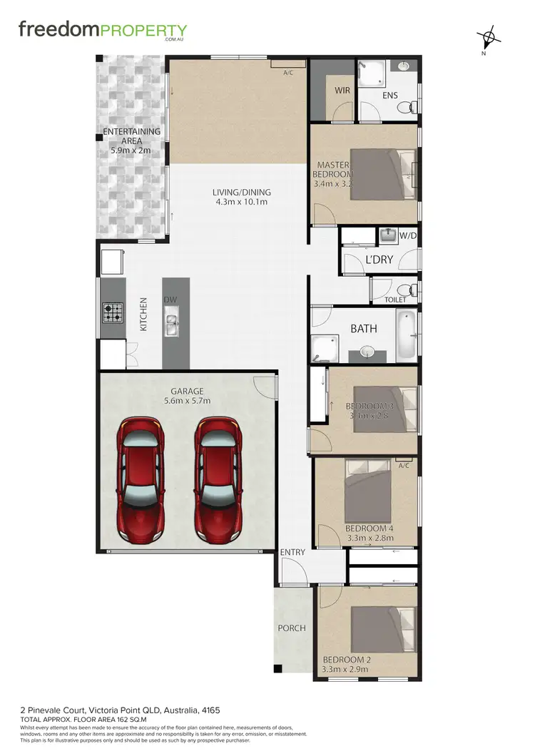 Floorplan of Homely house listing, 2 Pinevale Court, Victoria Point QLD 4165