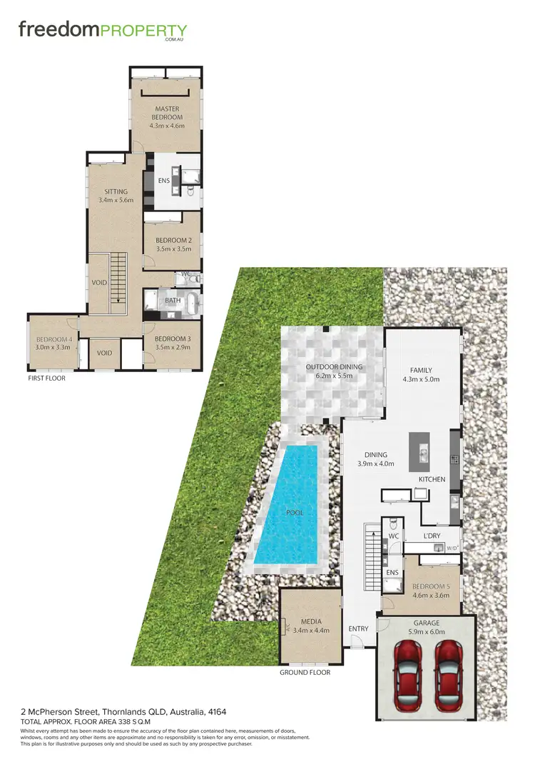 Floorplan of Homely house listing, 2 McPherson Street, Thornlands QLD 4164