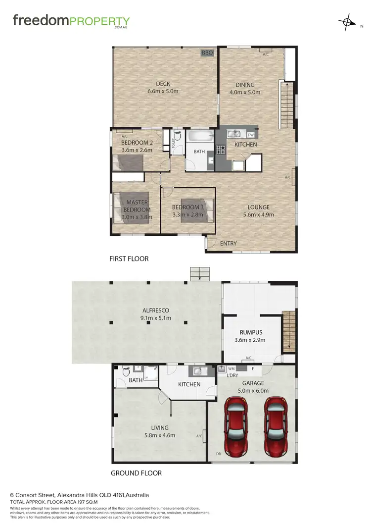 Floorplan of Homely house listing, 6 Consort Street, Alexandra Hills QLD 4161