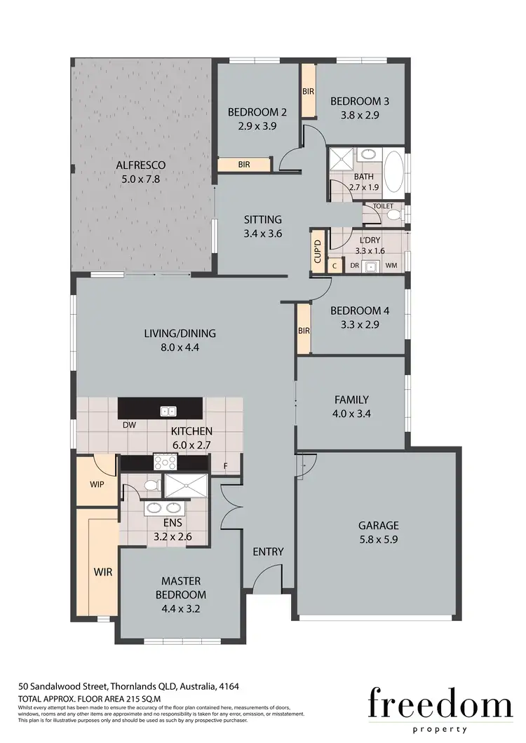 Floorplan of Homely house listing, 50 Sandalwood Street, Thornlands QLD 4164
