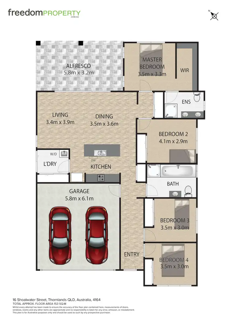Floorplan of Homely house listing, 16 Shoalwater Street, Thornlands QLD 4164