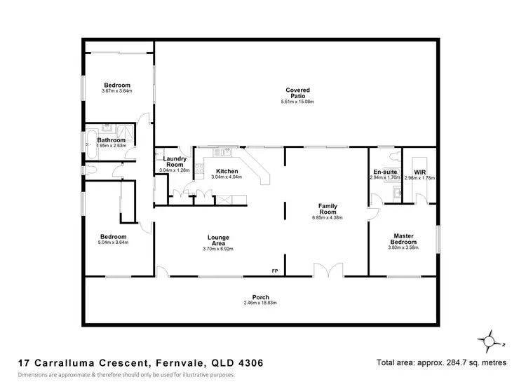 Floorplan of Homely house listing, 17 Carralluma Crescent, Fernvale QLD 4306
