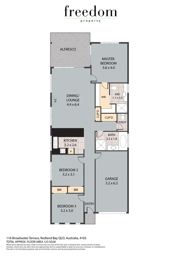 Floorplan of Homely house listing, 106 (lot 18) Broadwater Terrace, Redland Bay QLD 4165