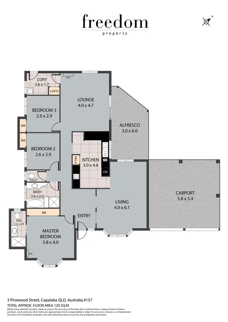 Floorplan of Homely house listing, 3 Pinewood Street, Capalaba QLD 4157