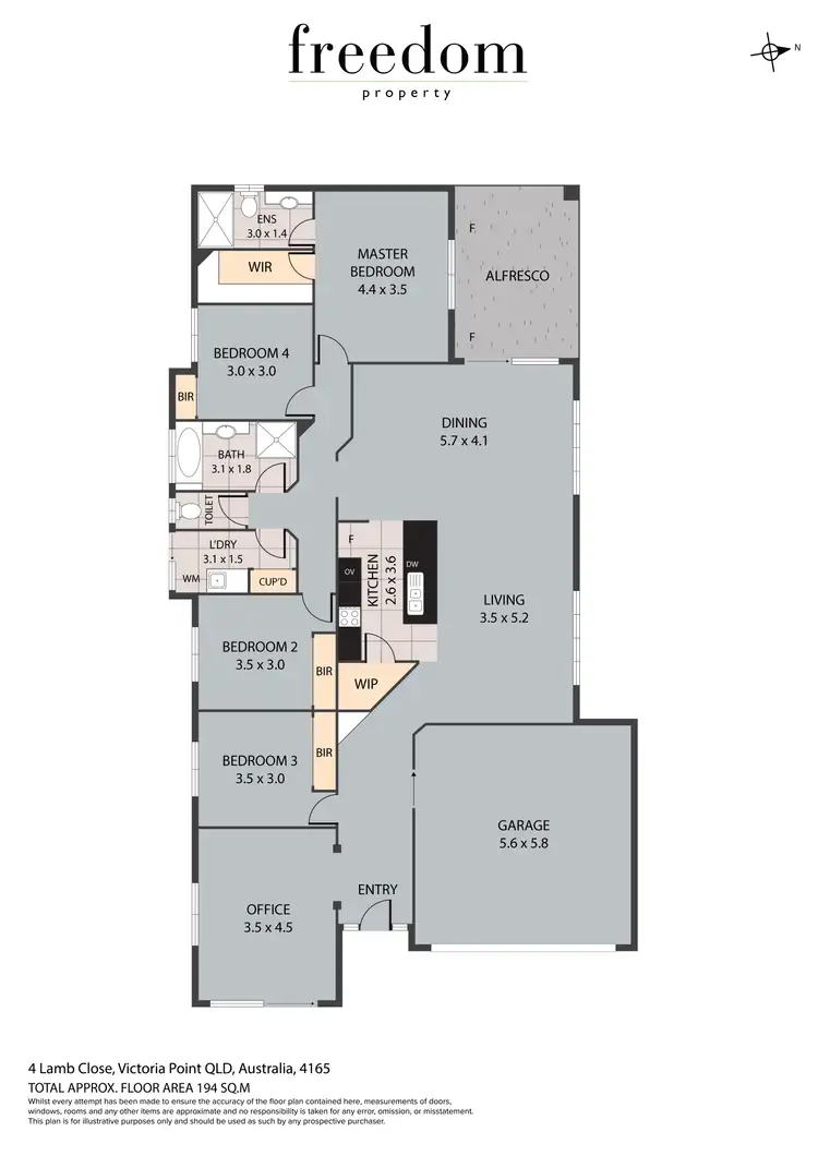 Floorplan of Homely house listing, 4 Lamb Close, Victoria Point QLD 4165