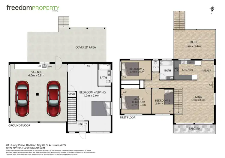 Floorplan of Homely house listing, 85 Cumberland Drive, Alexandra Hills QLD 4161