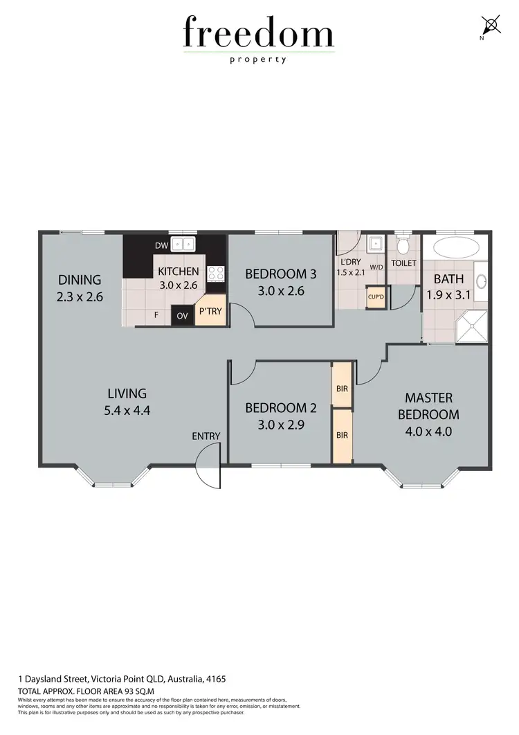 Floorplan of Homely house listing, 1 Daysland Street, Victoria Point QLD 4165