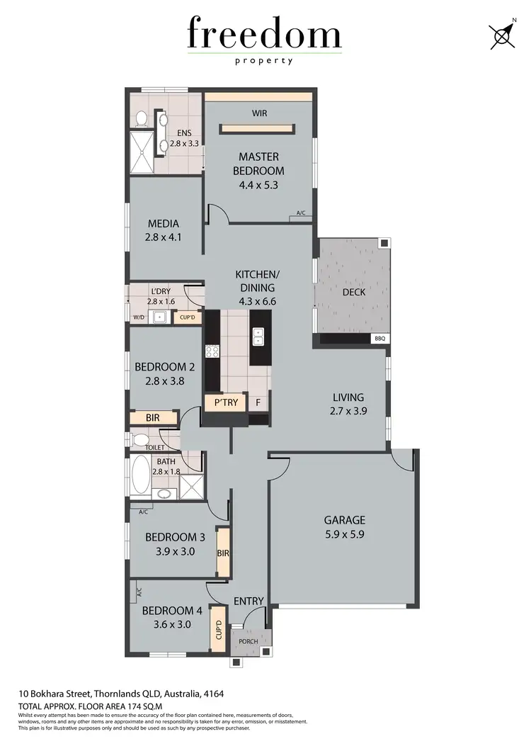 Floorplan of Homely house listing, 10 Bokhara Street, Thornlands QLD 4164
