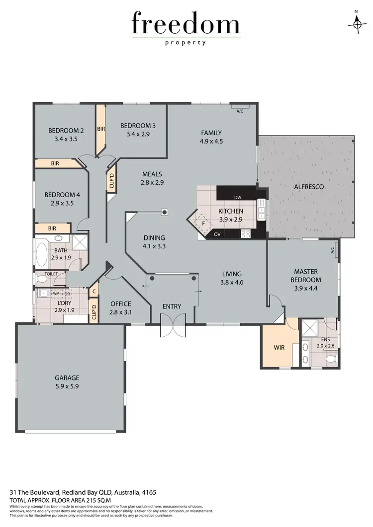 Floorplan of Homely house listing, 31 The Boulevard, Redland Bay QLD 4165