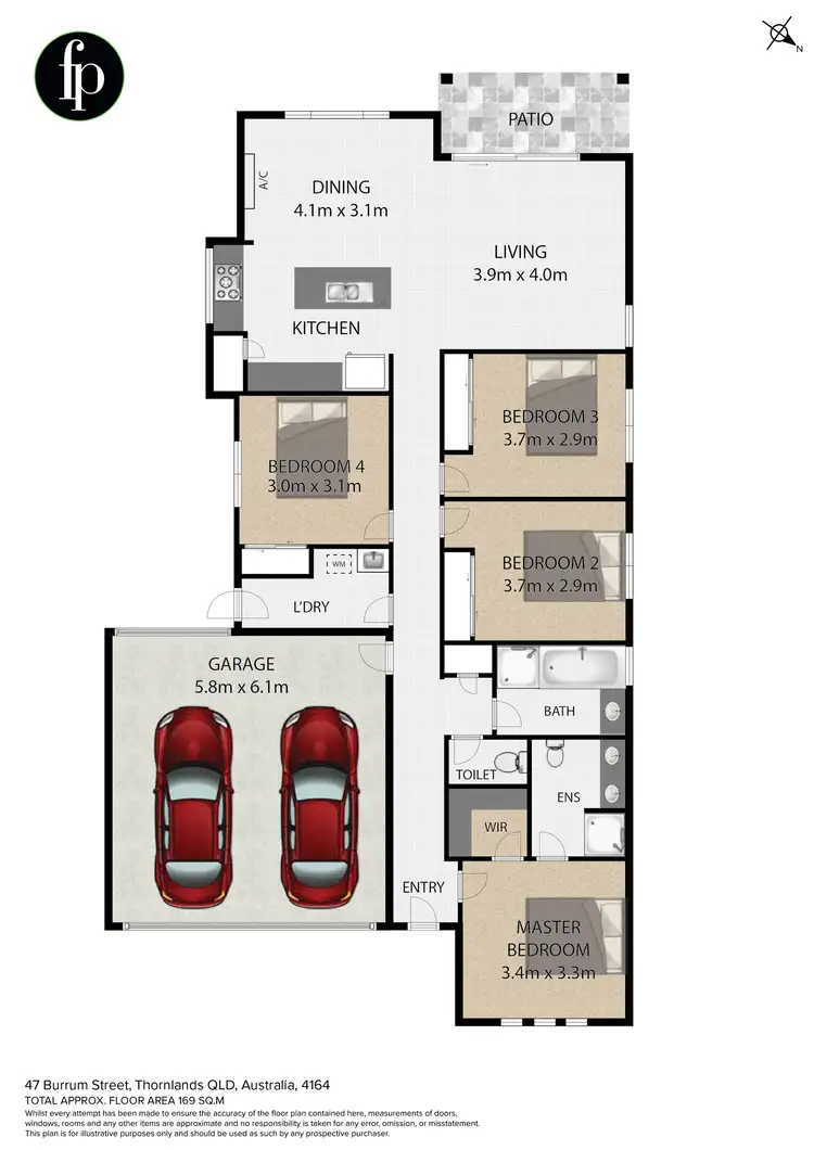 Floorplan of Homely house listing, 47 Burrum Street, Thornlands QLD 4164