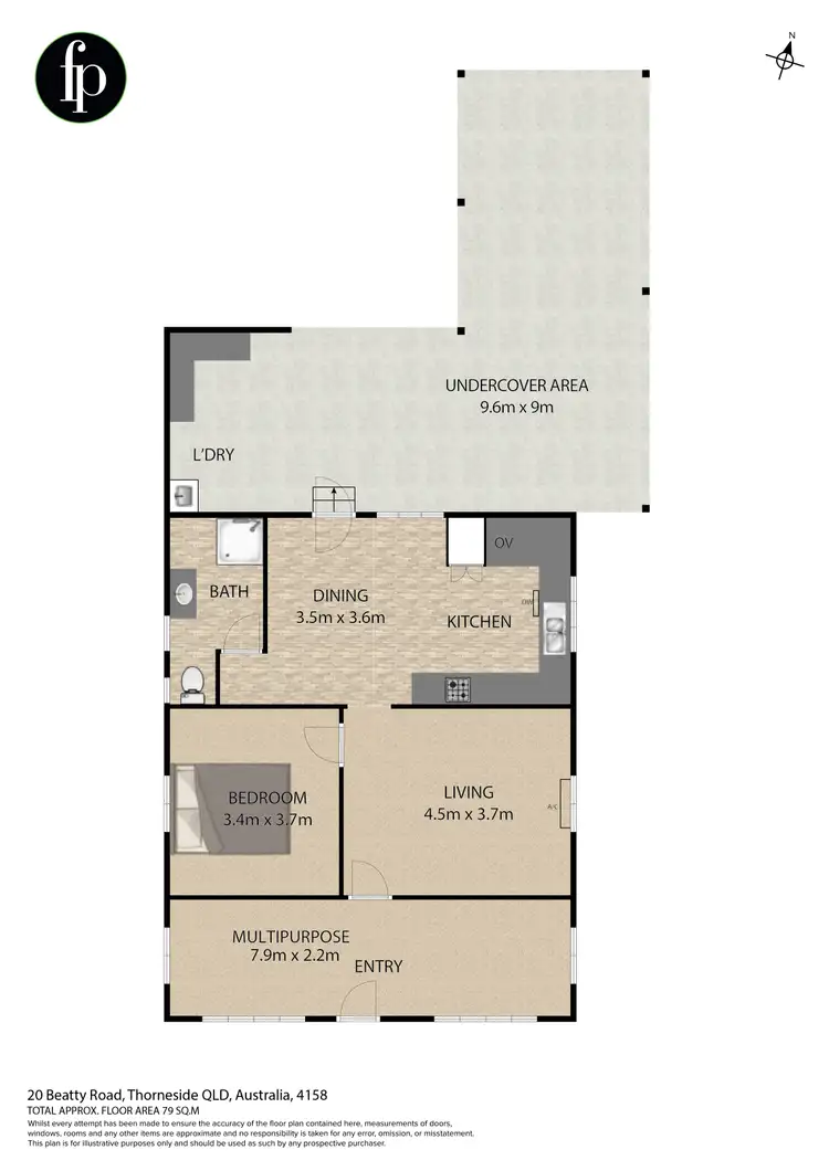 Floorplan of Homely house listing, 20 Beatty Road, Thorneside QLD 4158