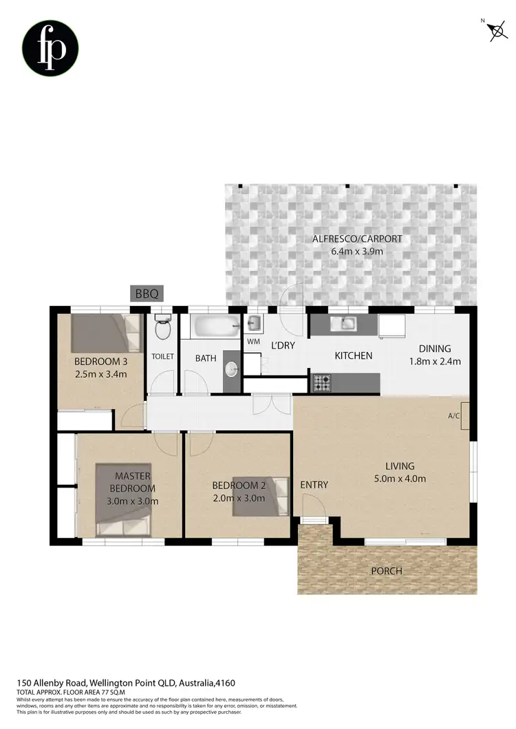 Floorplan of Homely house listing, 150 Allenby Road, Wellington Point QLD 4160