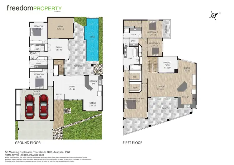 Floorplan of Homely house listing, 58 Manning Esplanade, Thornlands QLD 4164