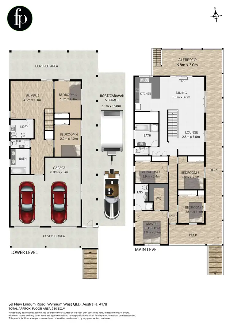Floorplan of Homely house listing, 59 New Lindum Road, Wynnum West QLD 4178