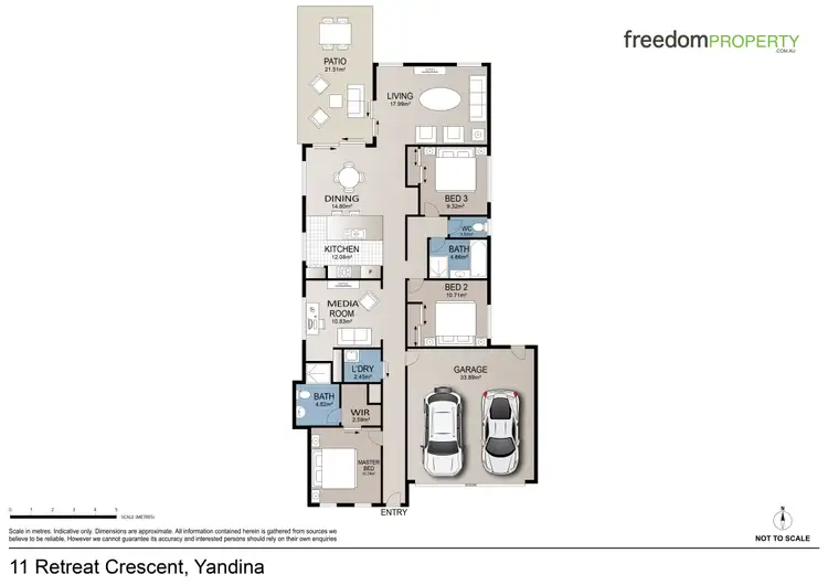 Floorplan of Homely house listing, 11 Retreat Crescent, Yandina QLD 4561