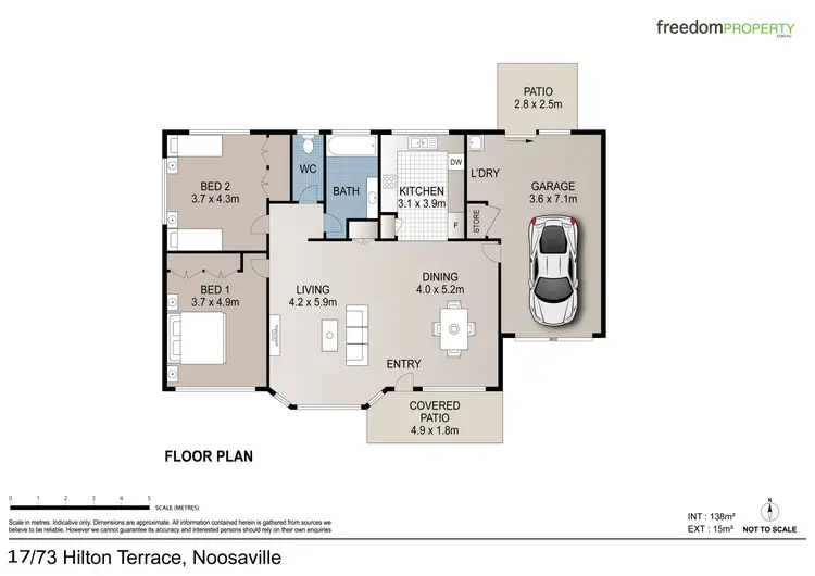 Floorplan of Homely unit listing, Unit 17/73 Hilton Terrace, Noosaville QLD 4566