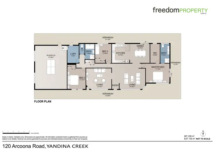 Floorplan of Homely house listing, 120 Arcoona Road, Yandina Creek QLD 4561